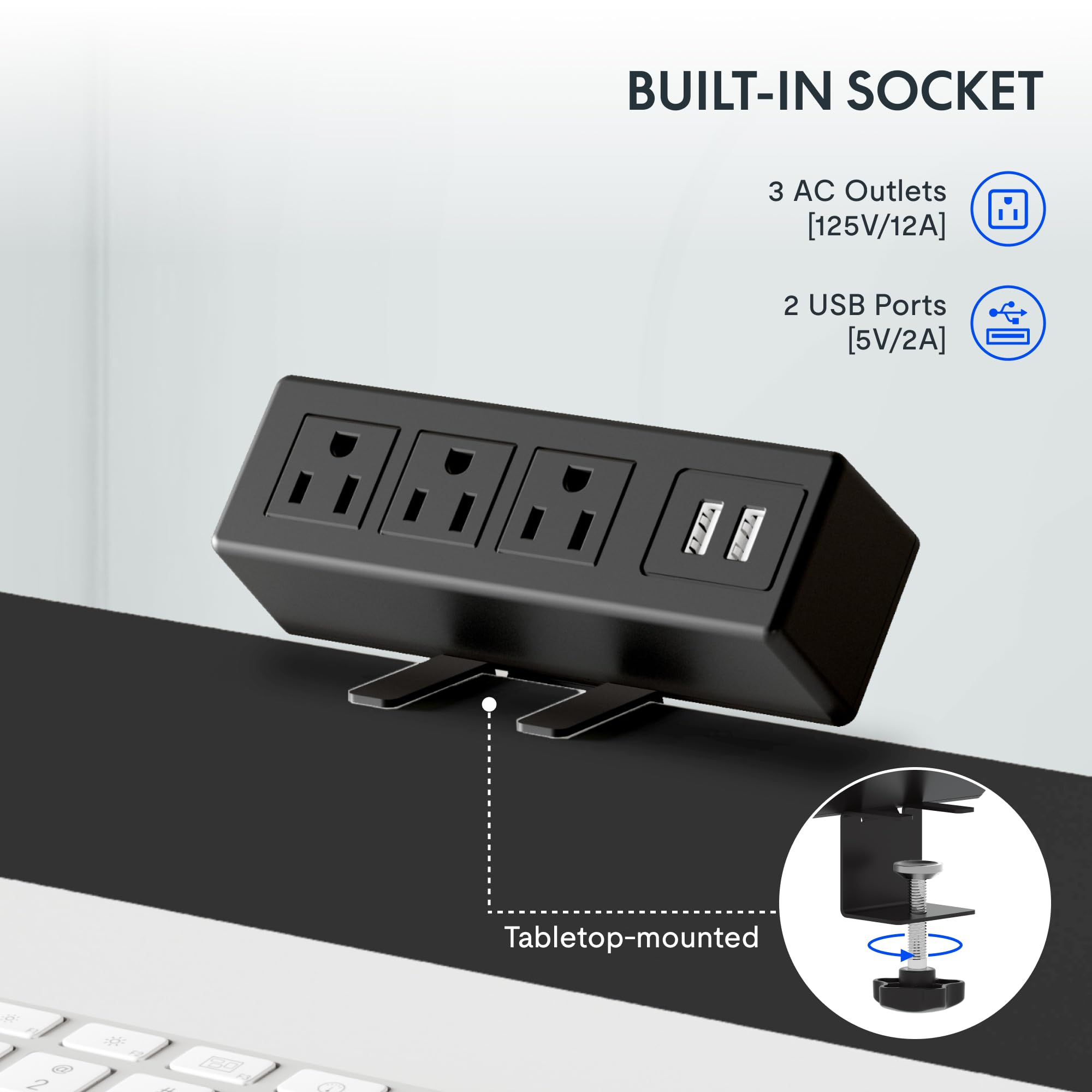 FLEXISPOT Electric Standing Desk 48 x 24 Inches - Height Adjustable Sit Stand Desk with Memory Controller for Home Office, Black - Perfect for Remote Work, Gaming & Study Setup