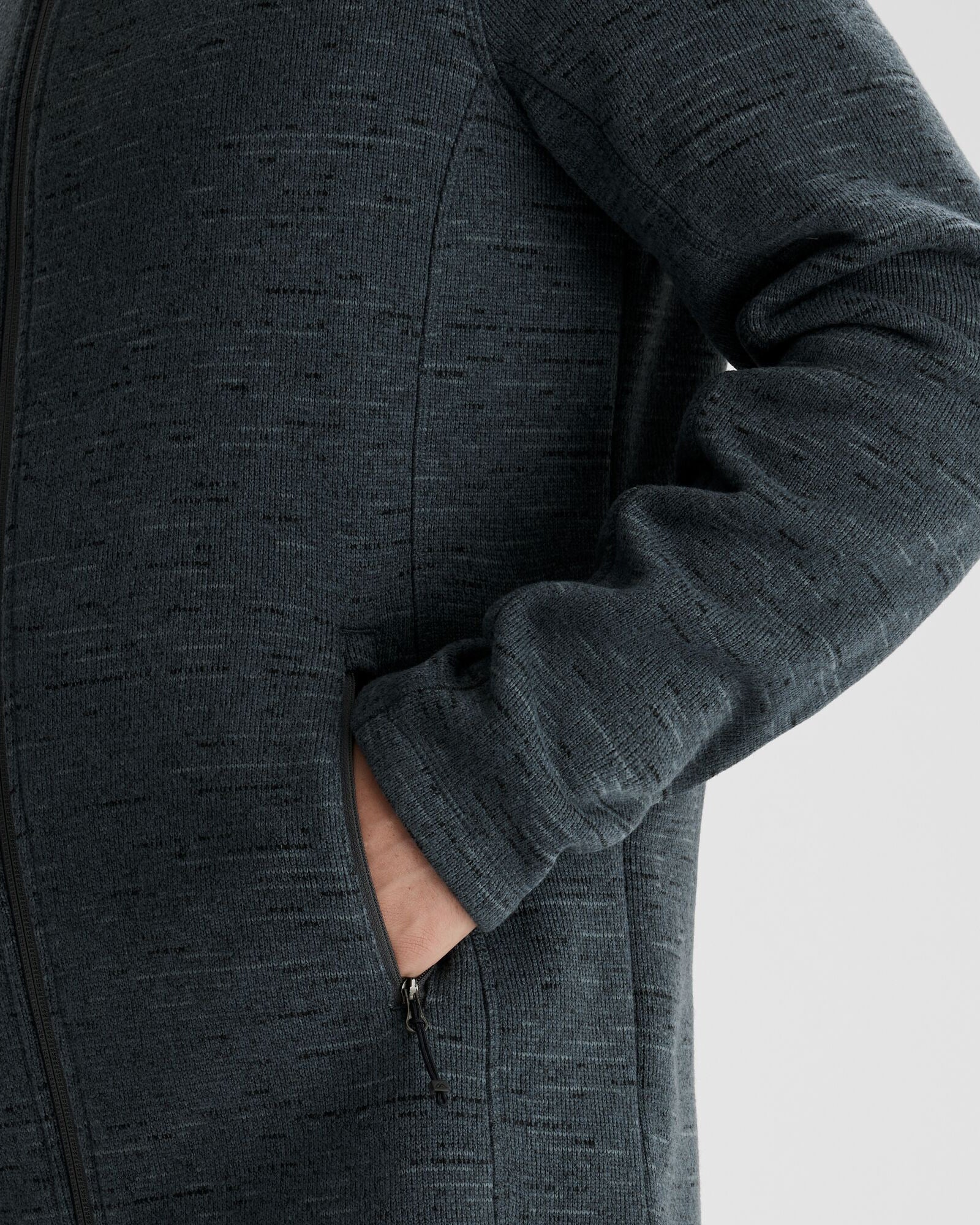 Men's Aikman Fleece Jacket - Soft & Warm Winter Outerwear for Casual Wear & Outdoor Activities | Night Marle Color