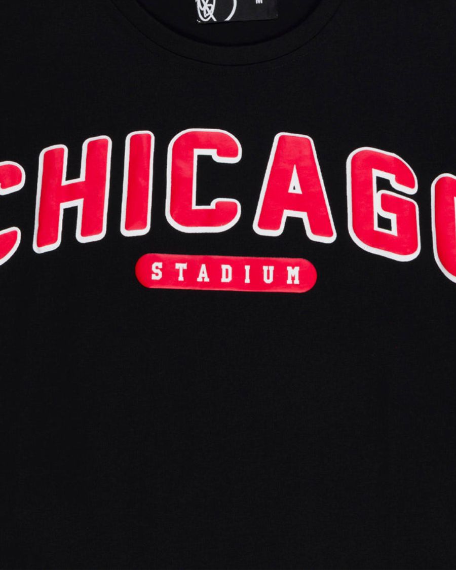 Chicago Bulls Black and Red T-Shirt - Official NBA Fan Apparel for Men & Women - Perfect for Game Day, Sports Events, and Casual Wear