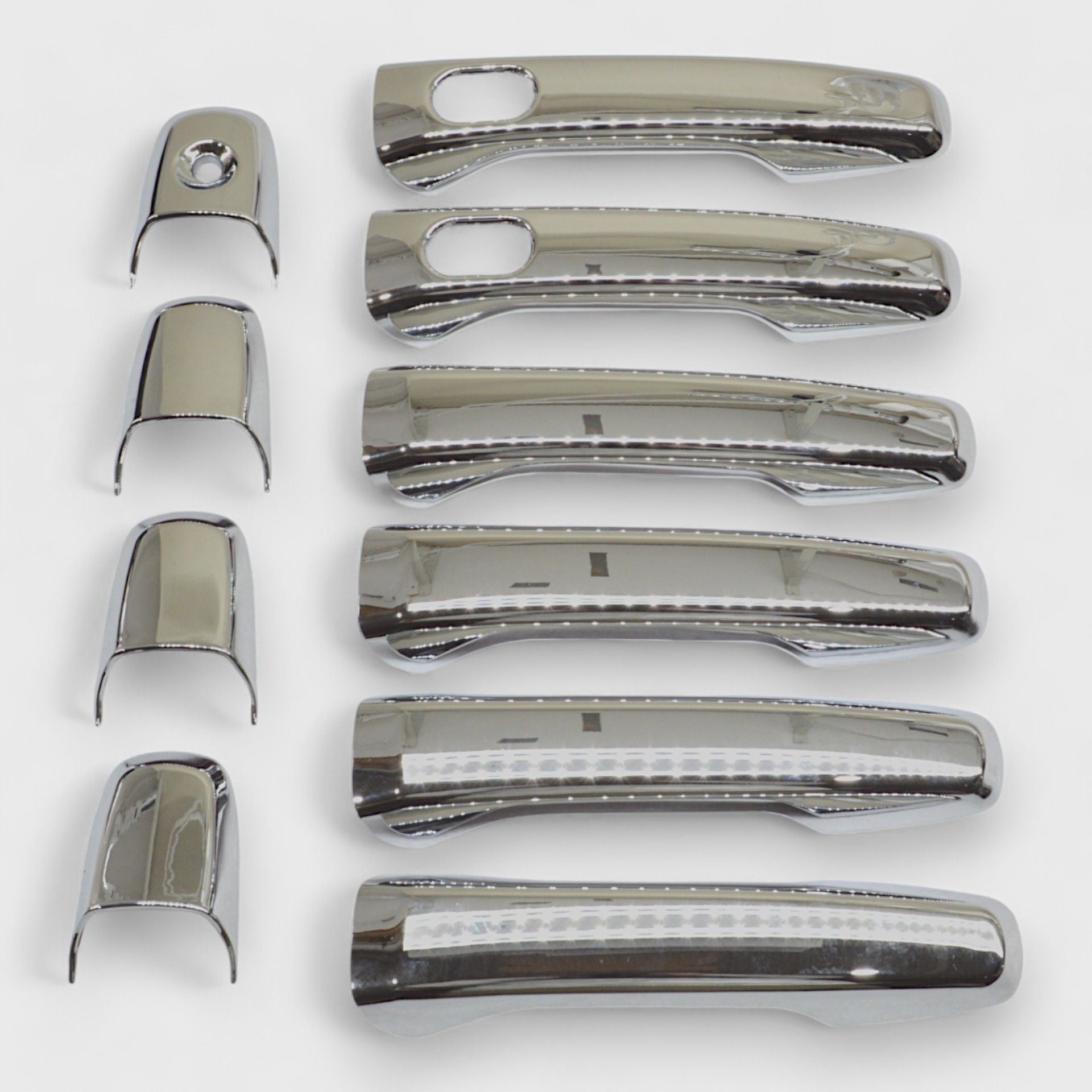 Chrome Door Handle Cover with or without Smart Key - DH262 | Secure & Stylish Upgrade for Home & Office Doors