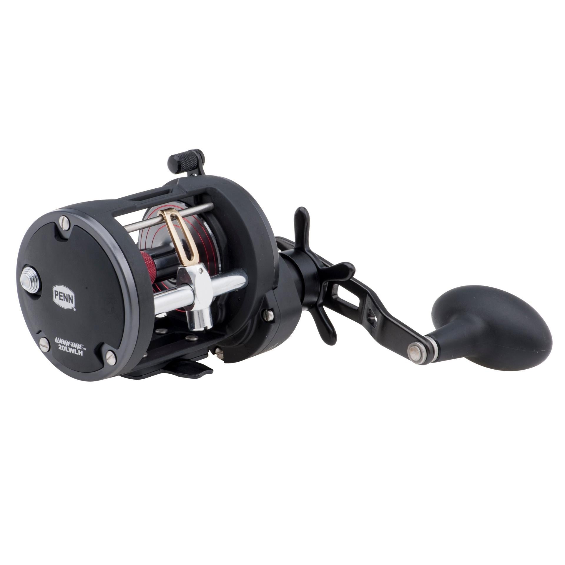 Warfare™ Star Drag Level Wind Conventional Fishing Reel - Saltwater & Freshwater Spinning Reel for Surf Casting, Trolling & Offshore Fishing