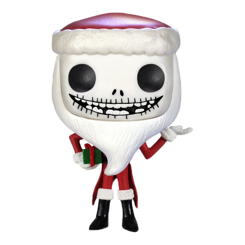 Disney Nightmare Before Christmas Santa Jack Skellington Collectible Figure - Perfect for Halloween & Christmas Decor, Gifts, and Disney Fan Collections