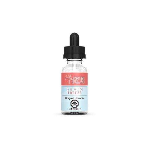 NKD 100 Salt Nicotine E-Liquid - Strawberry Pom (Brain Freeze) 30mL for Vape Pens & Pod Systems | Smooth Flavor for All-Day Vaping
