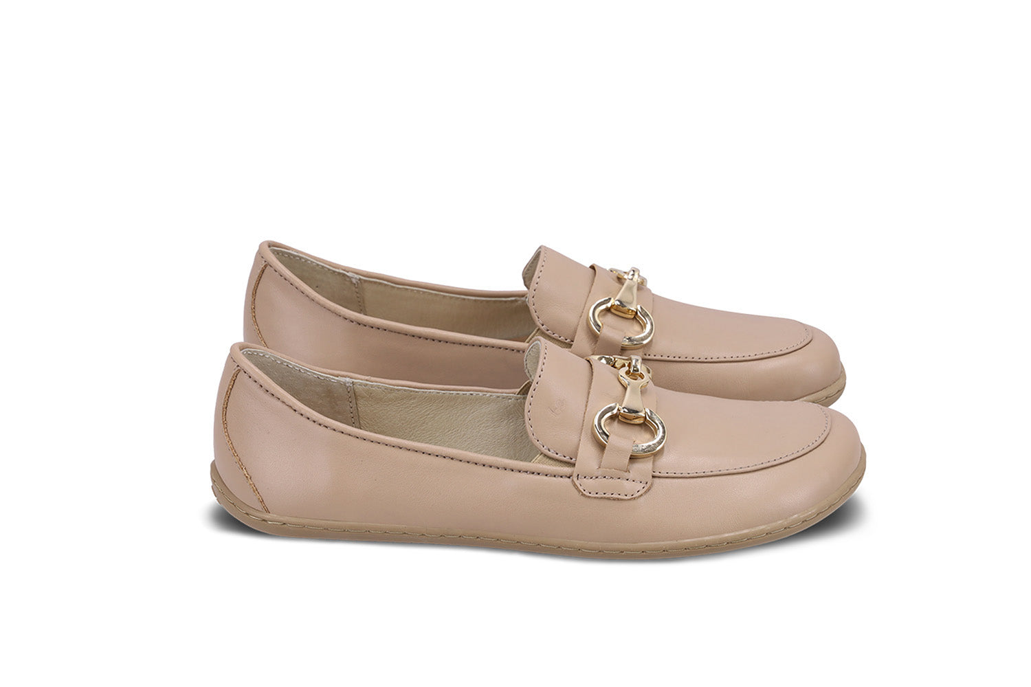 Barefoot Moccasins for Women - Be Lenka Viva Soft Leather Slip-On Shoes in Latte Brown | Comfortable Minimalist House Slippers for Indoor & Outdoor Use
