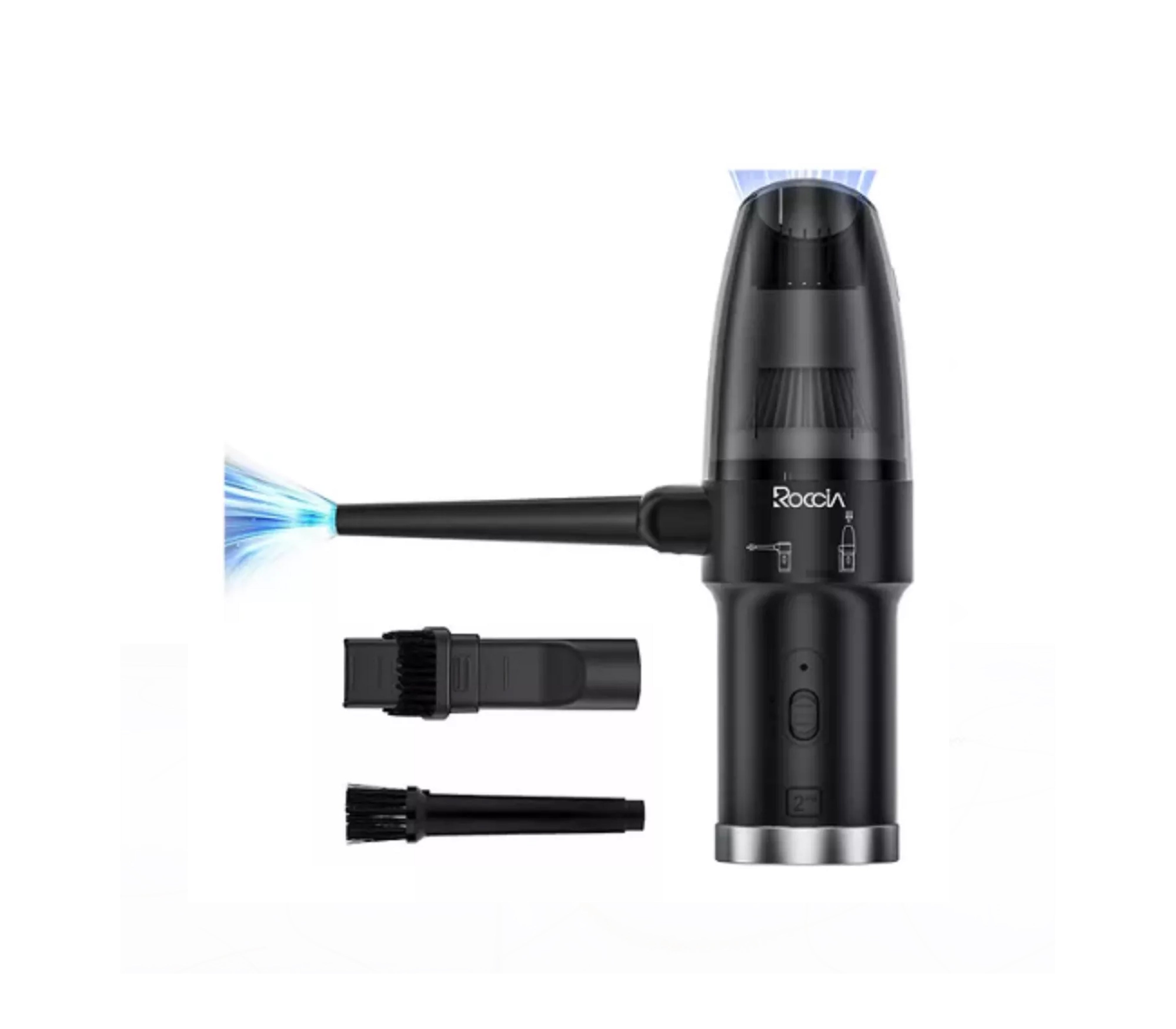 Roccia 2-in-1 Cordless Rechargeable Vacuum Cleaner and Blower - Powerful 20V Lithium Battery for Home, Yard, Garage, and Outdoor Cleaning