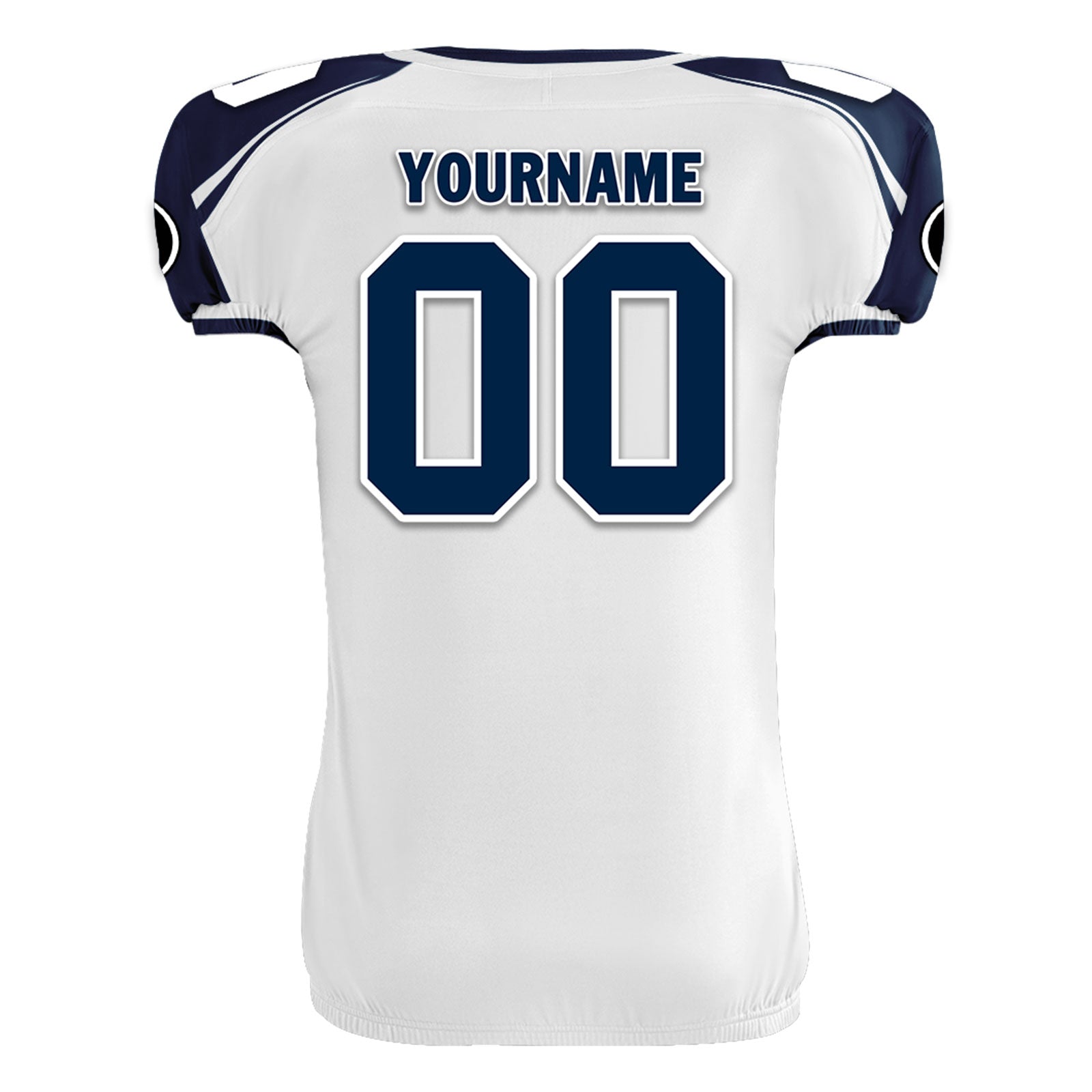 Custom Blue & White Washington High Performance American Football Jersey - FBJ06 D023001 Size 27 - Perfect for Game Day, Team Sports & Fan Apparel