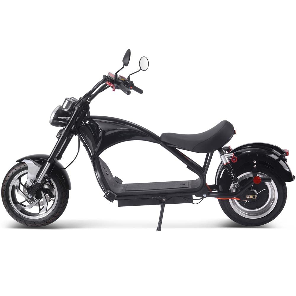 TOXOZERS 2500W Fat Tire Electric Scooter for Adults - High Speed 37mph Citycoco Chopper Scooter with Seat, Turn Signals & Mirrors - Perfect for Urban Commuting & Off-Road Adventures