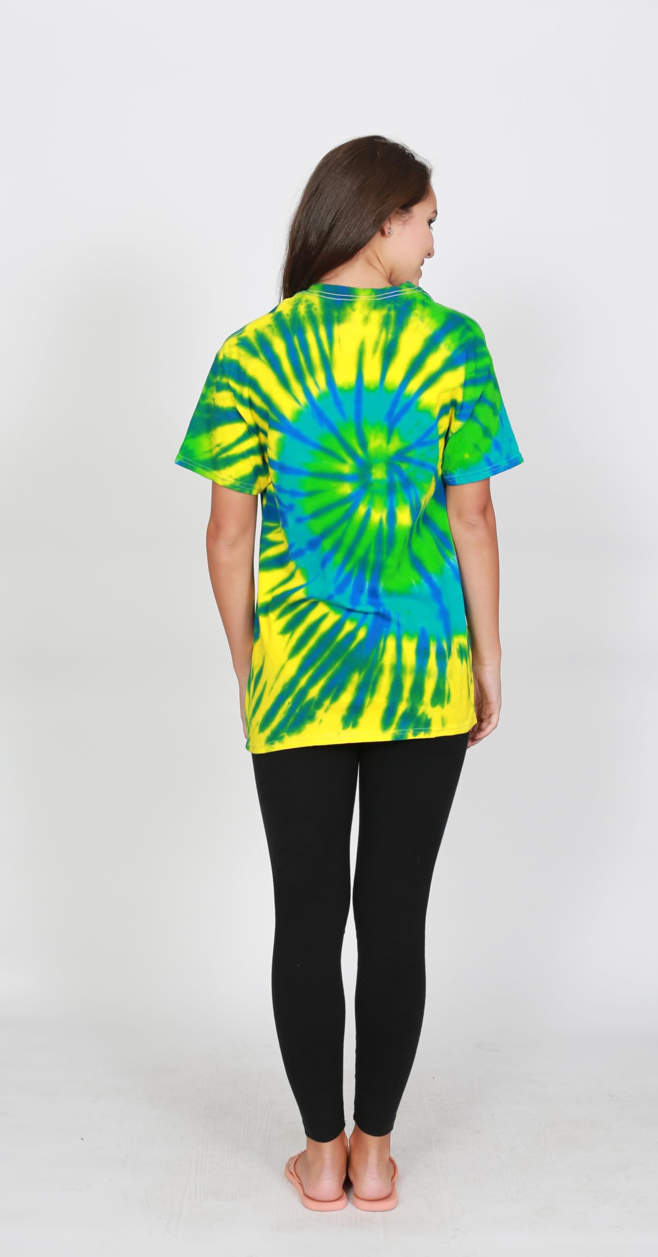 Vibrant Colortone Tie Dye T-Shirts for Men & Women | Soft Unisex Short Sleeve Cotton Tees | Perfect for Summer Festivals, Beach Outings & Casual Wear