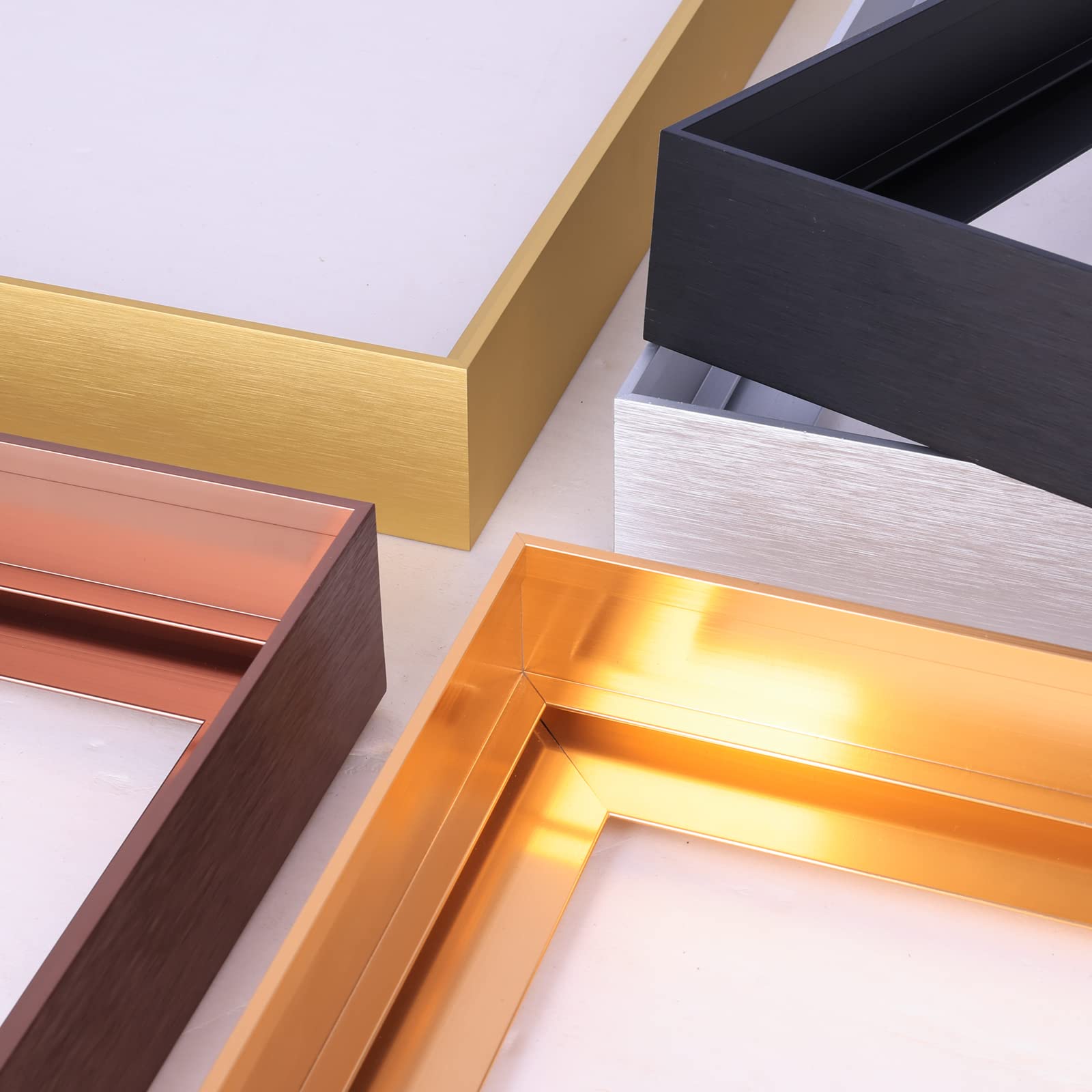 GVS-ART DIY Metal Floating Frame Kit for 24x24 Inch Canvas Painting - 1.5