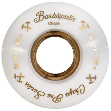 Chaya Barbie Lu Pro 56mm Roller Skate Wheels - 4 Pack Set for Artistic Skating & Indoor Rink Performance