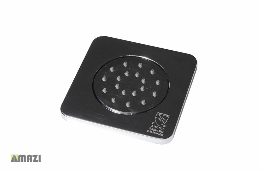 High Pressure Shower Faucet Jet Head 129C9_CH - Adjustable Water Flow for Relaxing Bath & Spa Experience