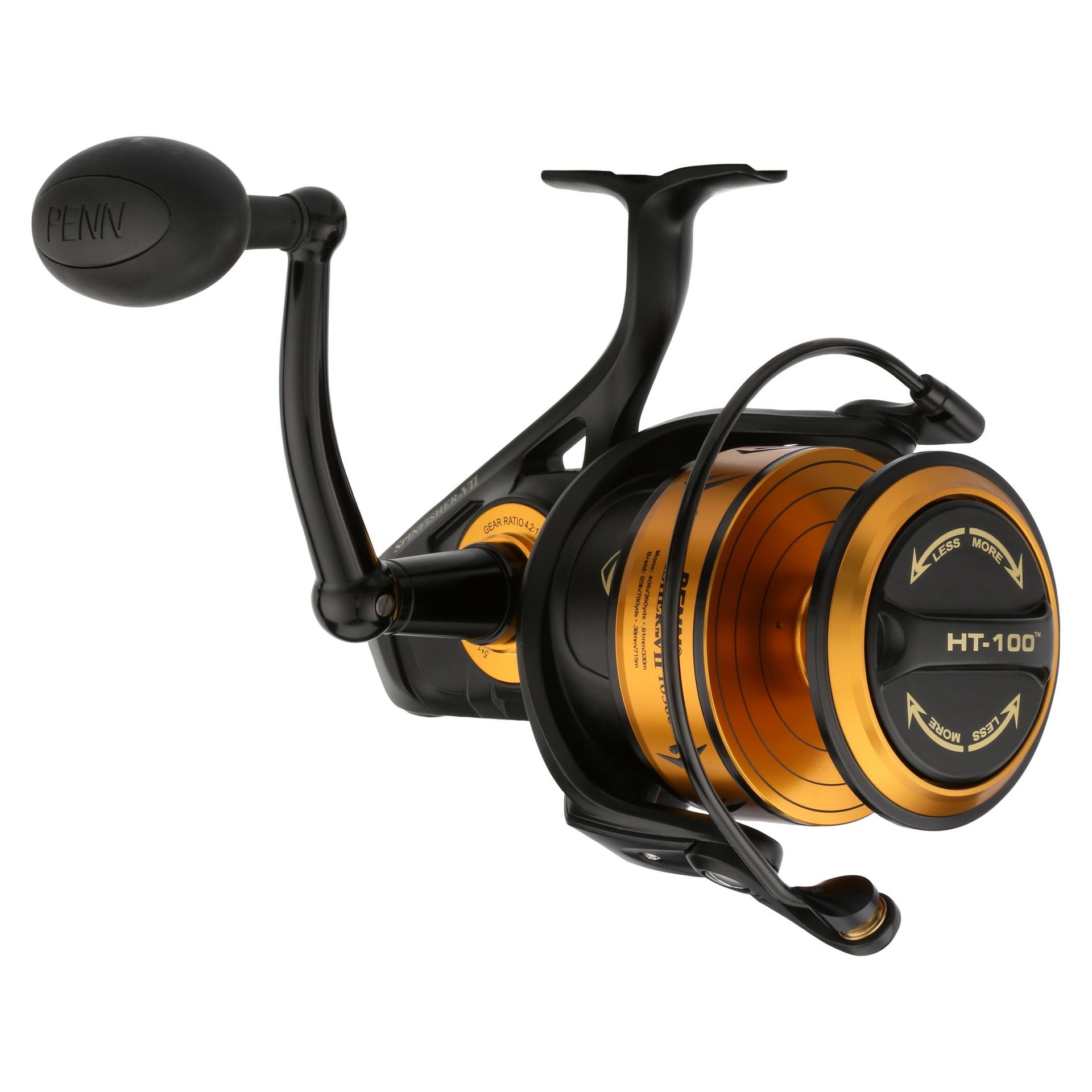Penn Spinfisher VII Spinning Fishing Reel - Saltwater & Freshwater, 7+1 Shielded Bearings, Waterproof - Perfect for Surf, Pier, and Offshore Fishing