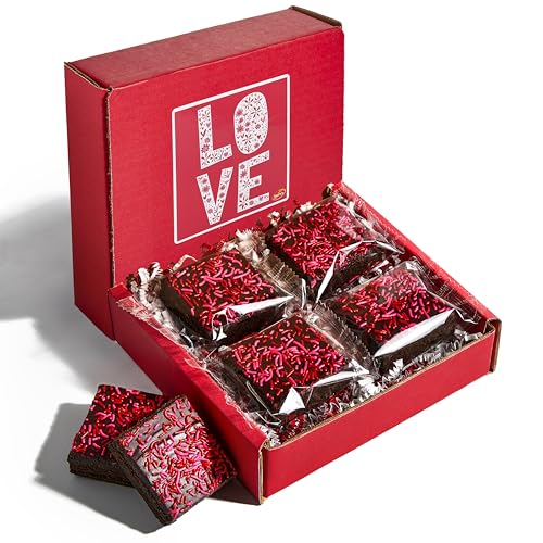 Valentine's Day Chocolate Dipped Italian Cookie Gift Box - 12 Individually Wrapped Cookies | Perfect for Mother's Day, Christmas, Thanksgiving & Birthday Gifts | Gourmet Treats for Men, Women & Kids by Stern's Bakery | Ideal for Holiday Parties, Office Gifts & Special Occasions
