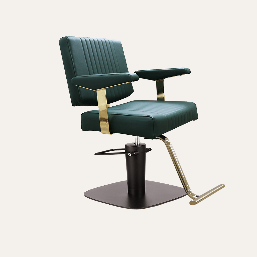 ATHENA Professional Salon Chair - Adjustable Hydraulic Styling Chair for Hairdressers & Barbers - Perfect for Salons, Barber Shops & Home Use