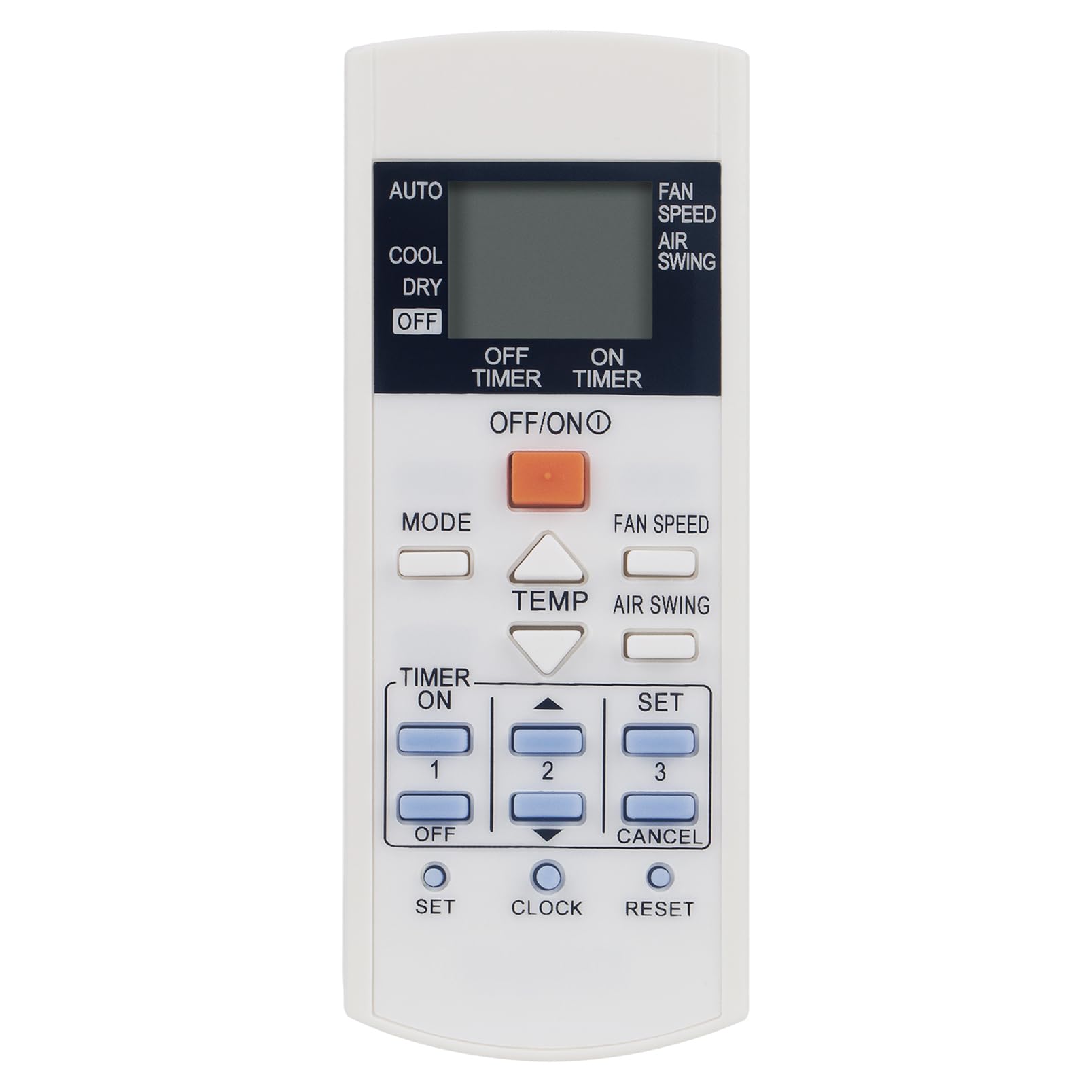ALLIMITY Replacement Remote Control for Panasonic Air Conditioner Models A75C3625 A75C2817 A75C3716 A75C3297 - Compatible with Panasonic AC Units, Perfect for Home & Office Cooling Systems
