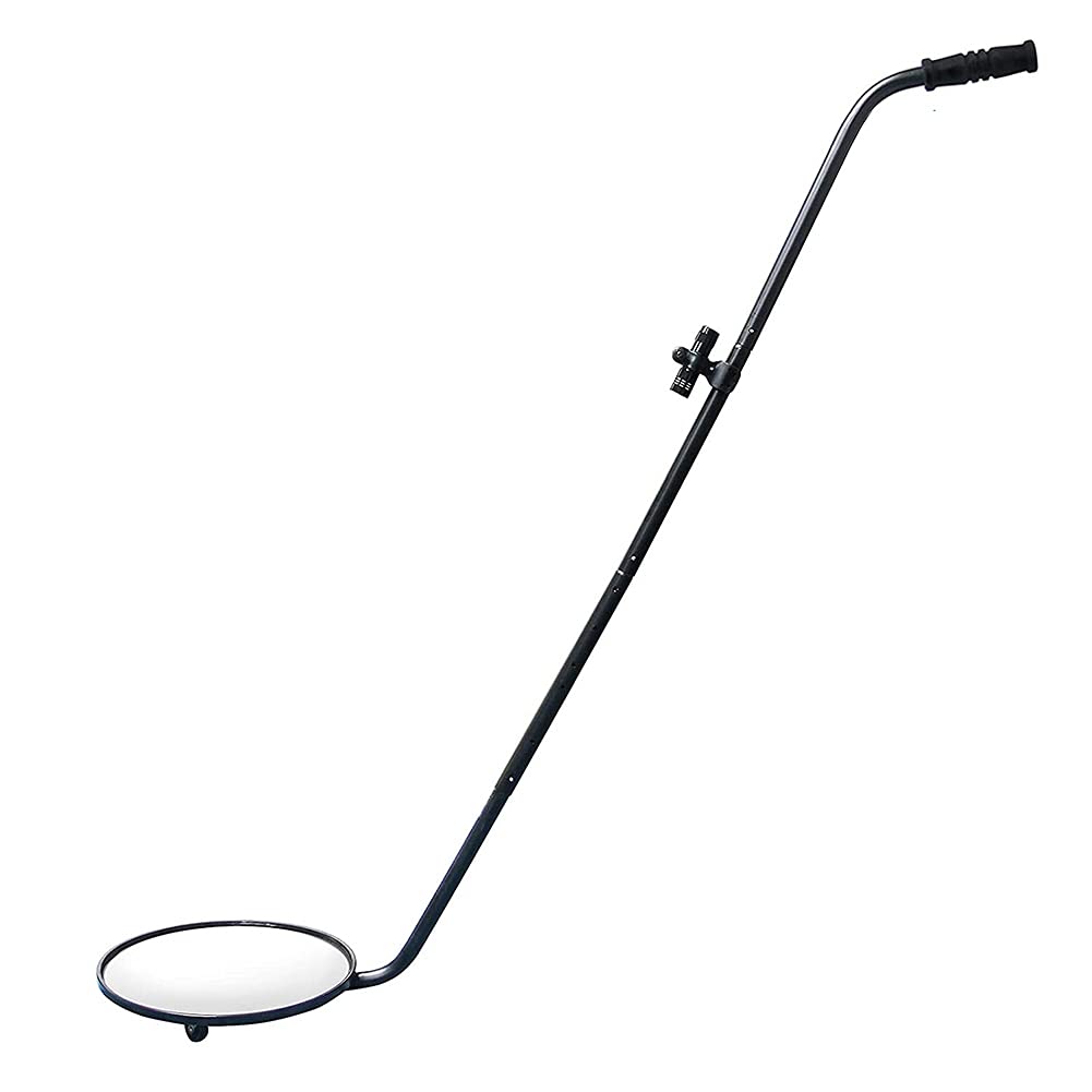 MAKAA Telescoping Vehicle Inspection Mirror with LED Light & Wheels - Durable Underbody Inspection Tool for Cars, Trucks, and Home Security - Perfect for Mechanics, DIY Auto Repair, and Property Safety Checks
