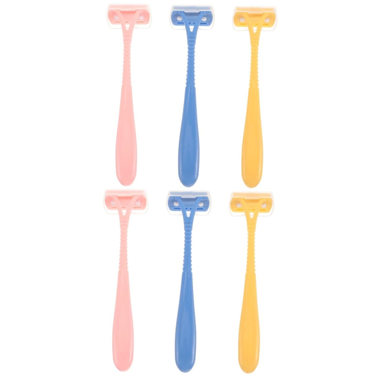 6 Pcs Manual Hair Removal Razor Set - Armpit Shaver & Leg Hair Trimmer for Women | Smooth Body Hair Remover & Depilator | Perfect for Travel, Gym & Everyday Personal Grooming