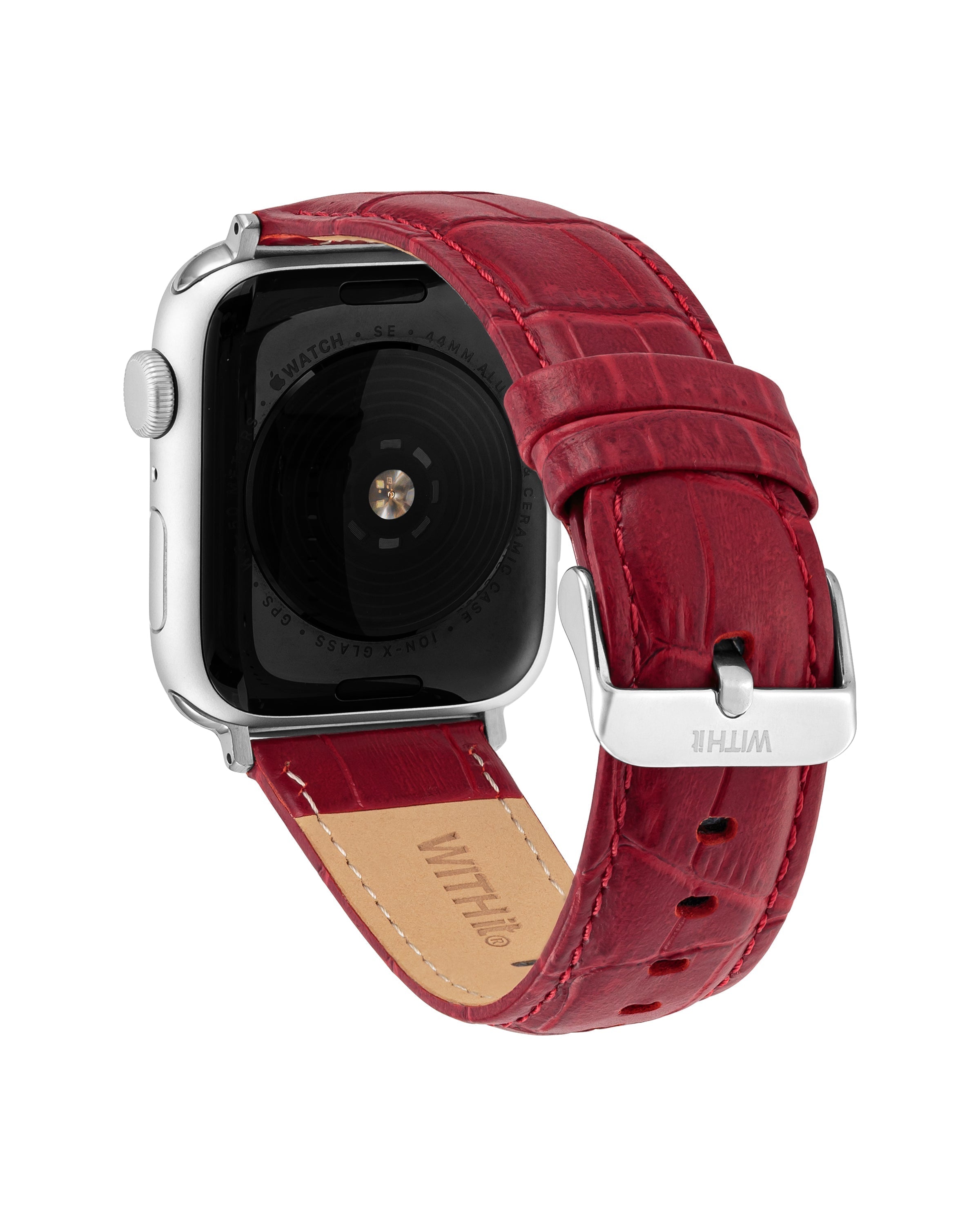 Premium Croco Grain Leather Band for Apple Watch® - Stylish & Durable Replacement Strap for Work, Gym & Everyday Wear