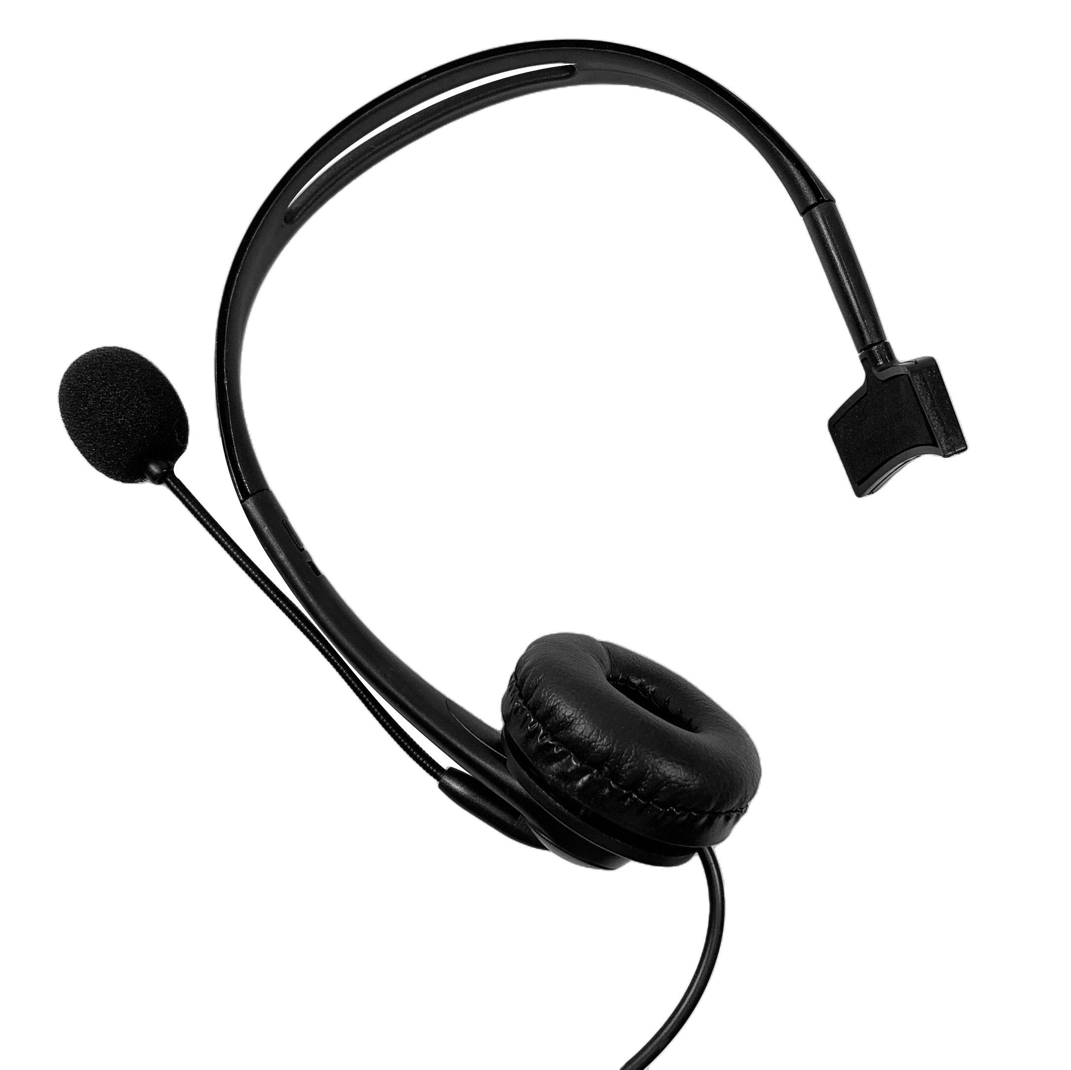 MaximalPower Professional USB Computer Headset with Noise-Canceling Microphone & Soft Leather Earpads - Volume Control Gaming Headphones for PC, Laptop, Zoom, Skype, Webinars, Call Center, Office Work & Online Classes