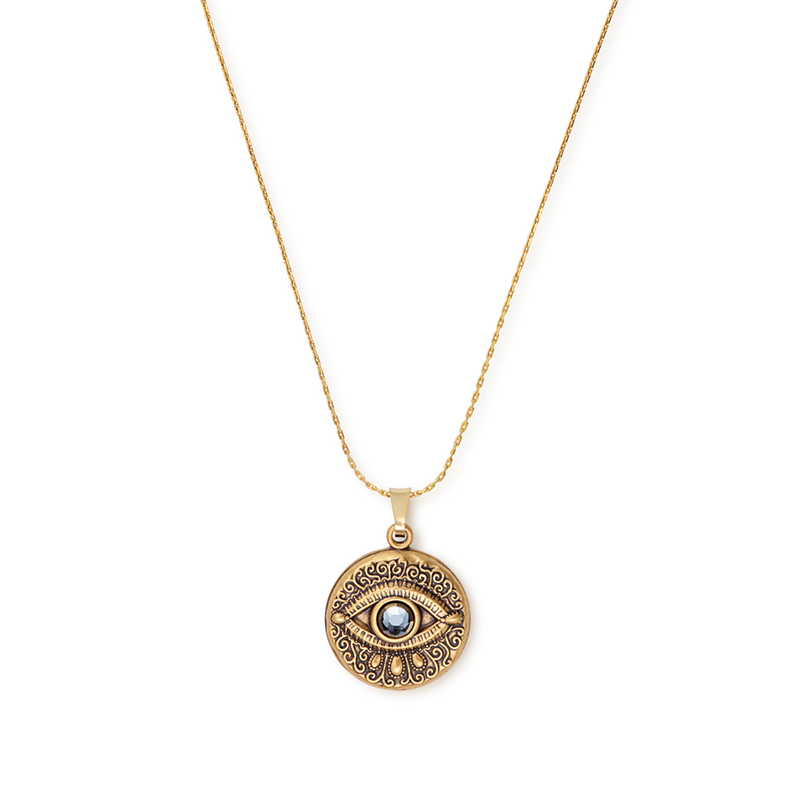 Evil Eye Protection Necklace Adjustable Chain - Perfect for Spiritual Healing, Warding Off Negativity & Everyday Fashion Accessory