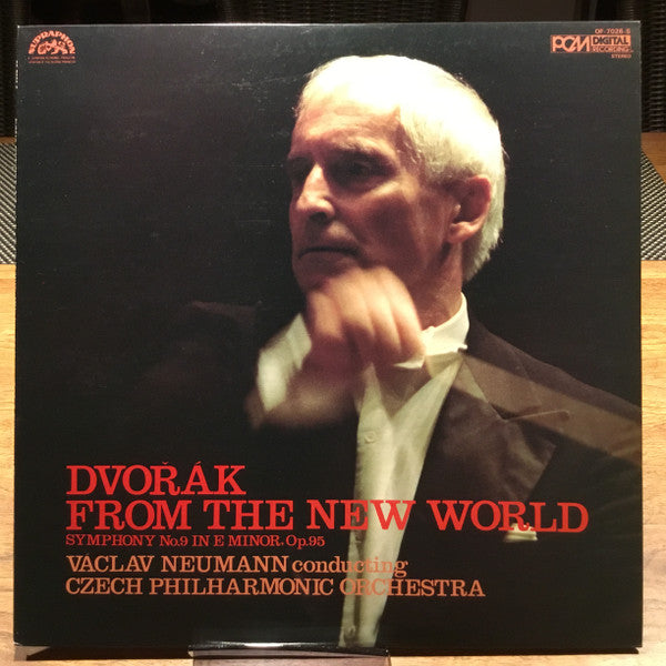 Antonín Dvořák Symphony No. 9 'From the New World' LP - Czech Philharmonic Orchestra, Václav Neumann - E Minor Op. 95 - Near Mint or Mint Condition - Perfect for Classical Music Collectors & Vinyl Enthusiasts
