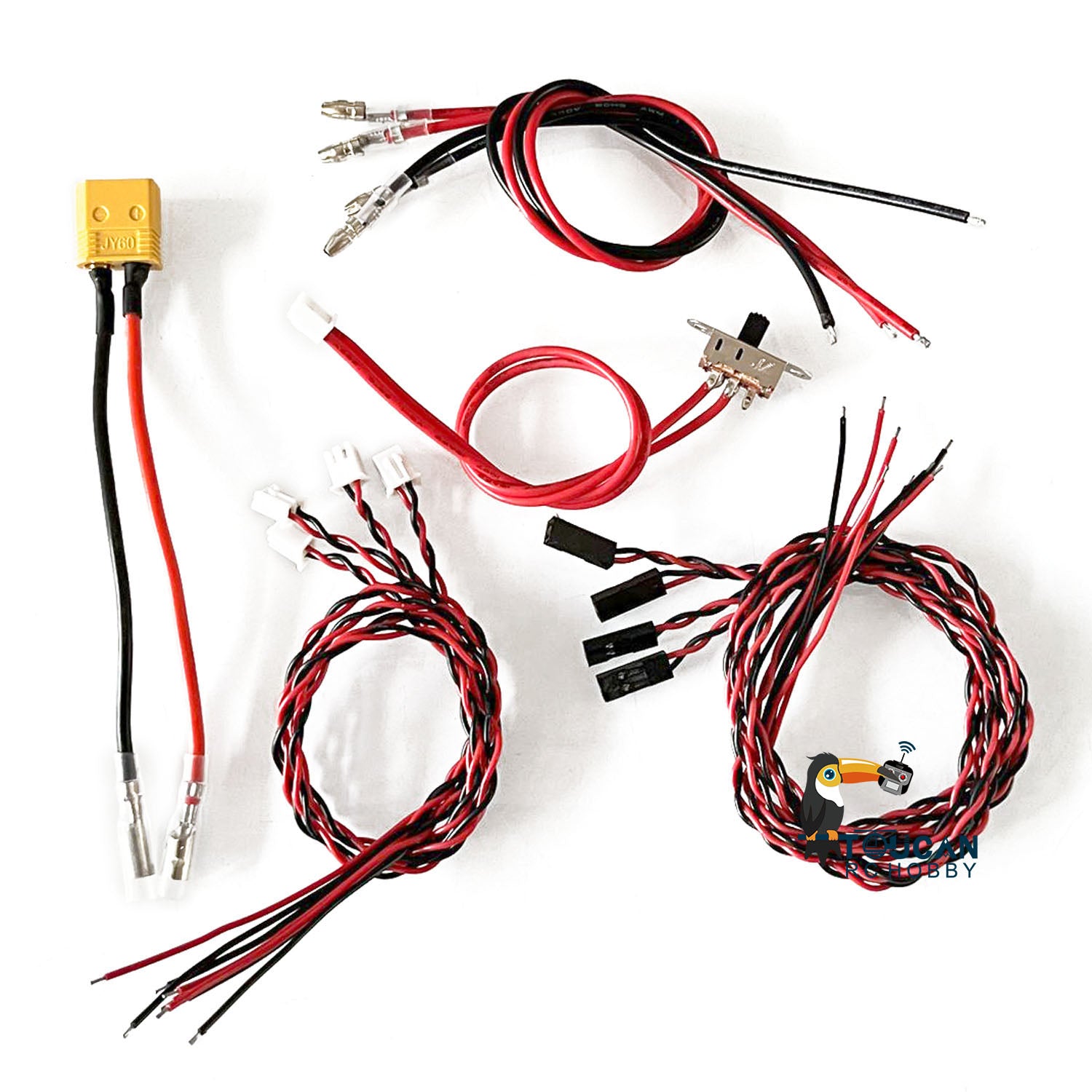 1/16 Scale Henglong RC Battle Tank 5.3 to 6.0/7.0 Version Upgrade Cables - US Stock Spare Parts for DIY Model Tank Conversion | Perfect for RC Tank Enthusiasts & Military Vehicle Collectors