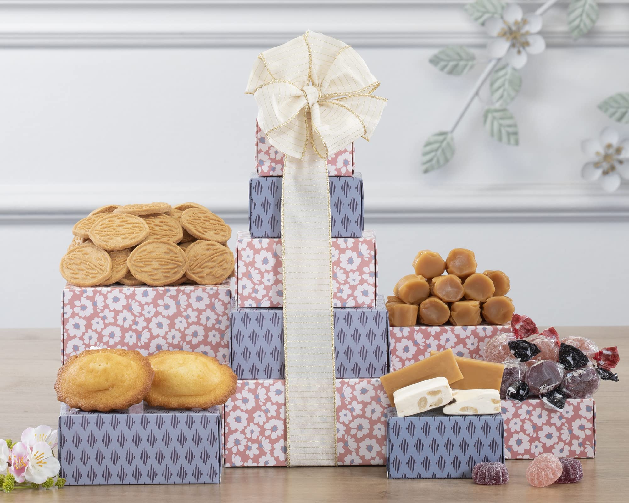 Premium Wine Country Gift Basket - Deluxe Sweet Snack Tower for Women, Men, Families & Corporate Gifts | Perfect for Thank You, Appreciation, Get Well Soon & College Care Packages | Ideal for Holidays, Birthdays & Special Occasions