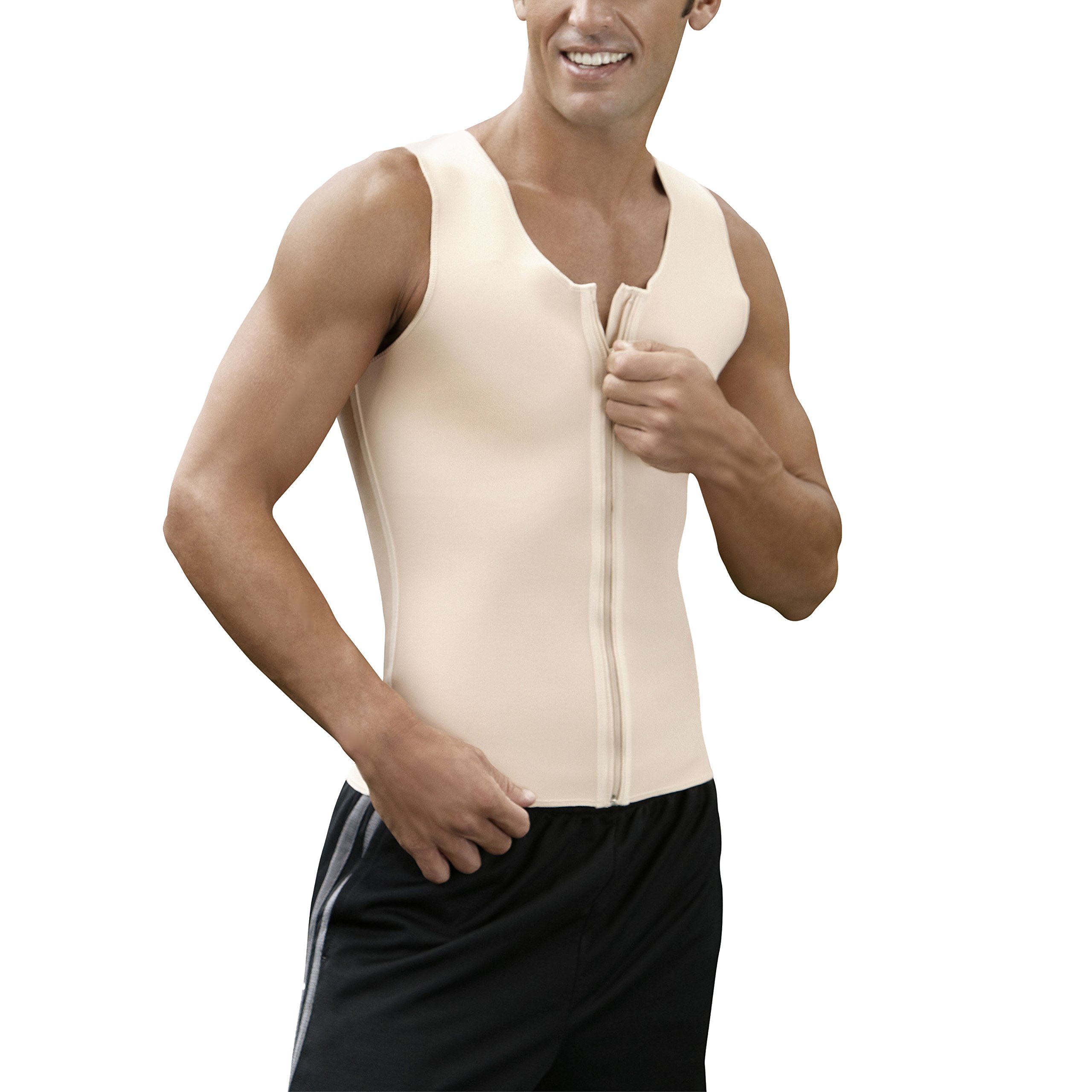 Men's Firm Compression Vest Core 2 - Workout Shirt for Muscle Support & Posture Correction - Perfect for Gym, Running & Weight Training
