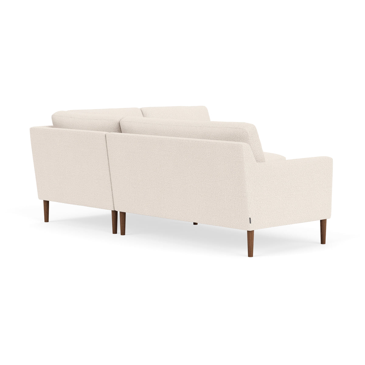 Astha Boucle Right Corner Sofa - Modern L-Shaped Sectional Couch for Living Room, Lounge & Small Spaces | Soft Upholstery, Comfortable Seating, Stylish Home Decor