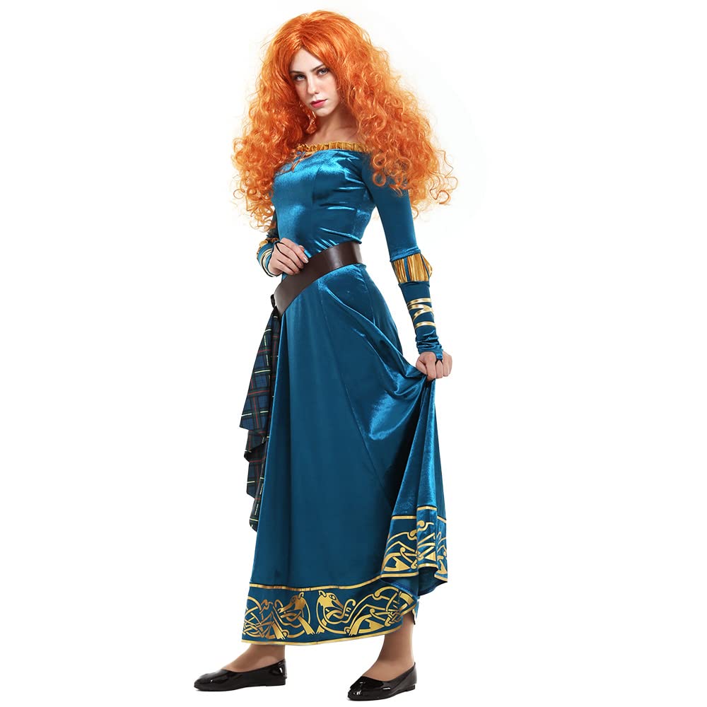 Miccostumes Women's Princess Adult Dress - Elegant Cosplay Costume for Halloween, Renaissance Fairs & Themed Parties | Official Licensed Costume
