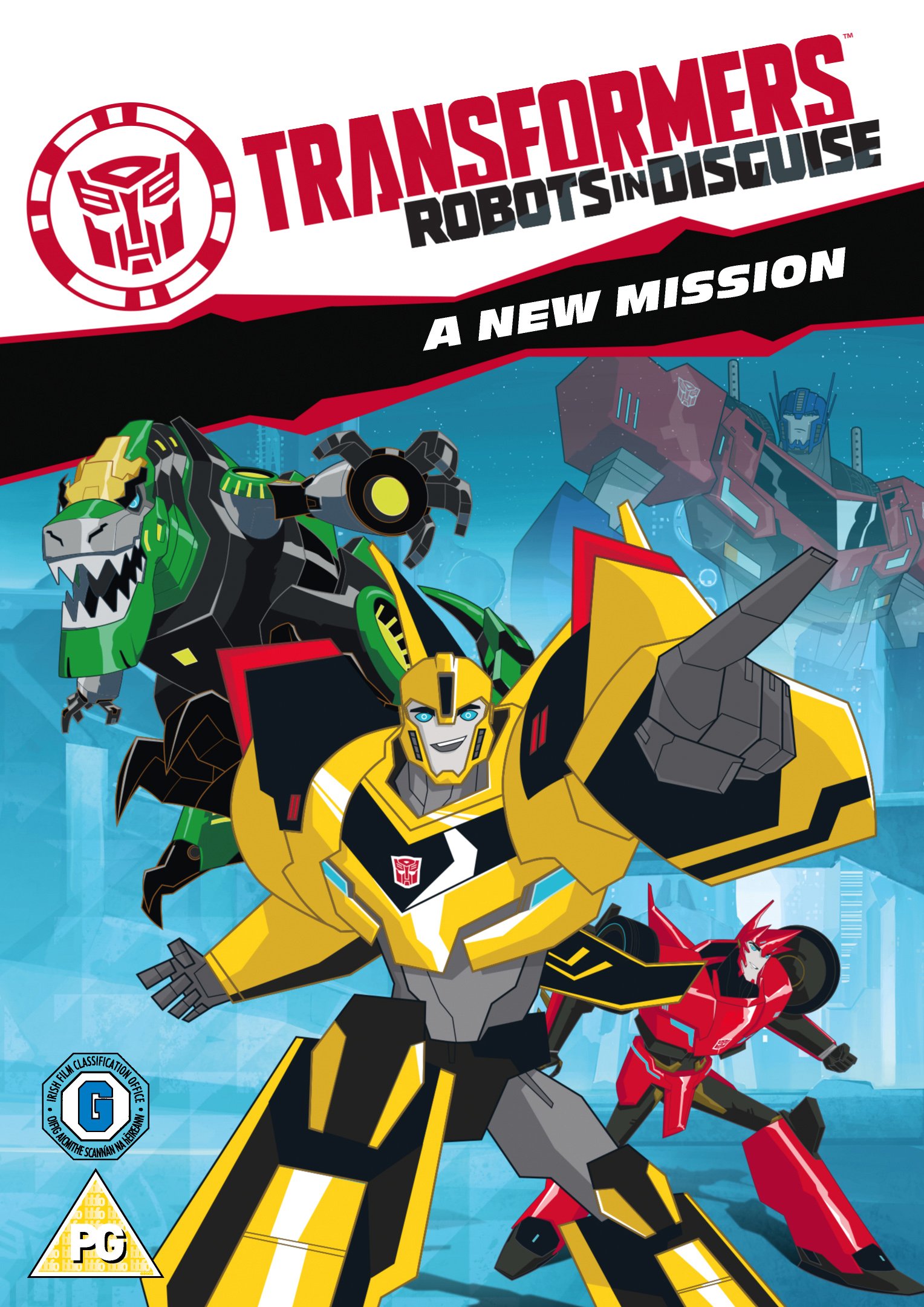 Transformers: Robots in Disguise - A New Mission DVD | Action-Packed Animated Movie for Kids & Collectors | Perfect for Family Movie Nights & Transformers Fans