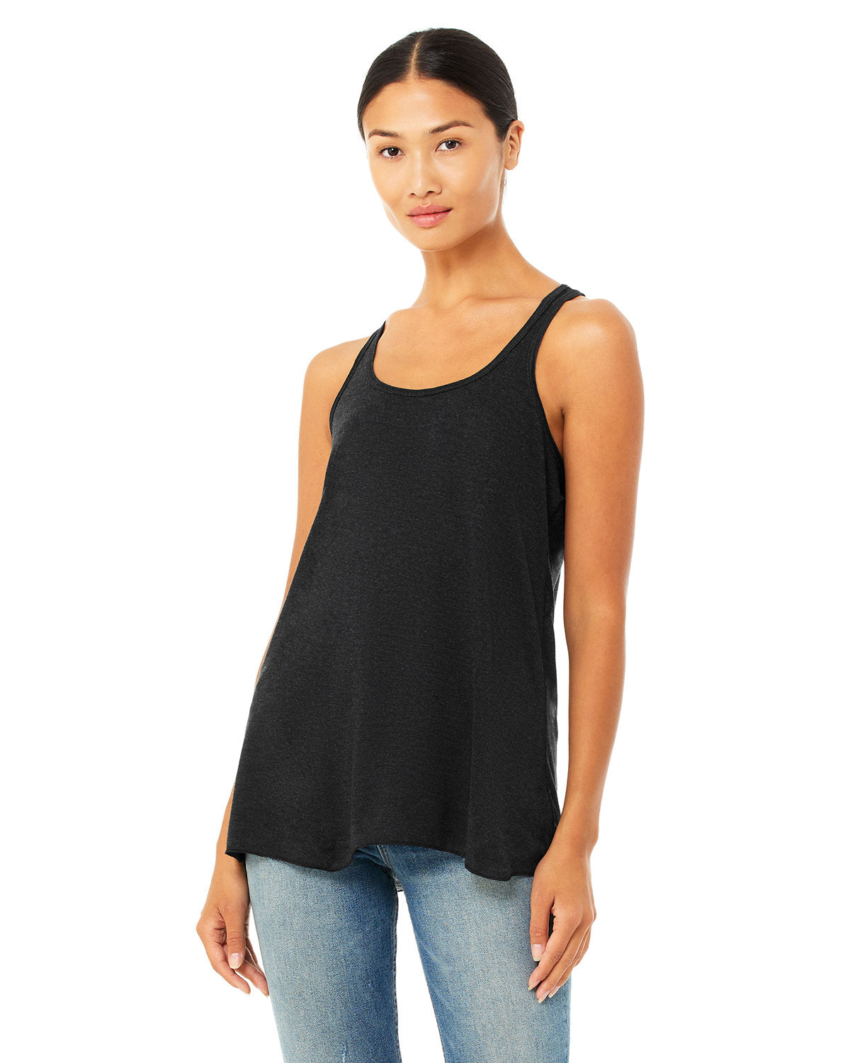 Bella + Canvas B8800 Women's Flowy Racerback Tank Top - Soft & Lightweight for Yoga, Gym & Summer Outfits