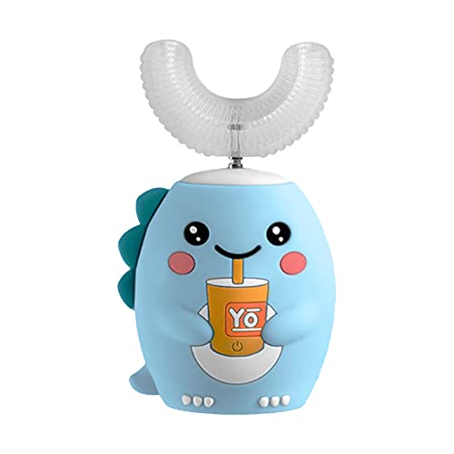 CactusAngui Kids Electric Toothbrush - Ultrasonic Dragon Design for 2-6 Years | Home & Travel Use