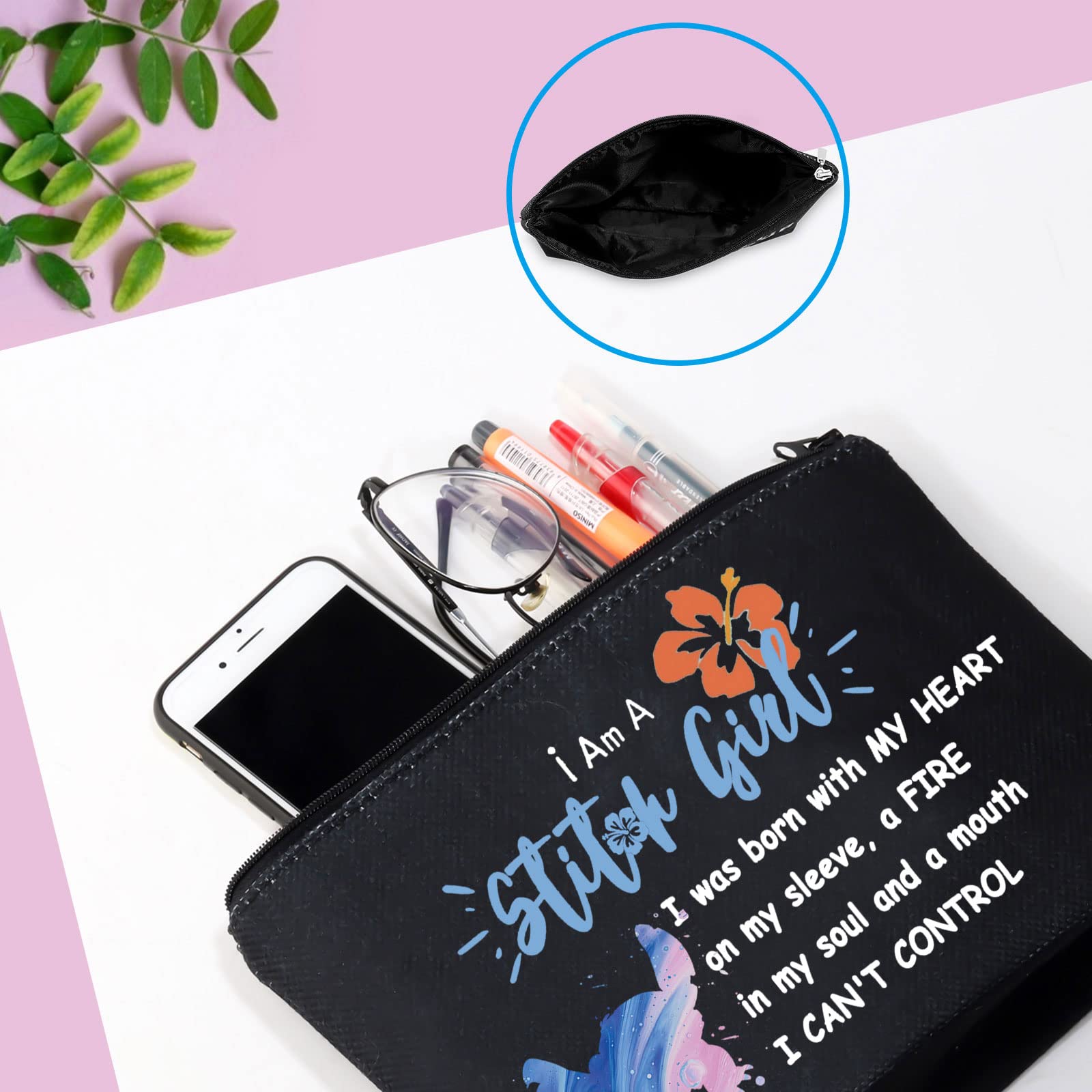 GJTIM Movie Character Zipper Pouch - Spirit Animal Inspired Makeup Bag for Fans | Perfect for Cosmetics, Travel & School Supplies Organization