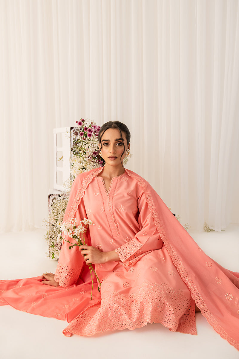 Autumn Sunset 2-Piece Outfit (Shirt & Dupatta) - Elegant Indian Ethnic Wear for Women, Perfect for Festivals, Weddings & Special Occasions