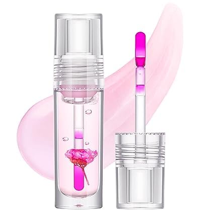 Color Changing Lip Gloss for Women & Girls - Magical Flower Hue Shift - Perfect for Parties, Dates & Everyday Wear