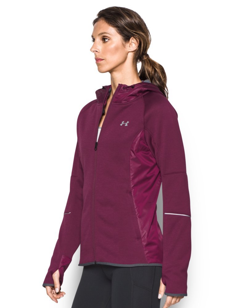 Under Armour Women's Storm Swacket FZ Waterproof Windproof Jacket - Lightweight Hooded Raincoat for Running, Hiking & Outdoor Activities