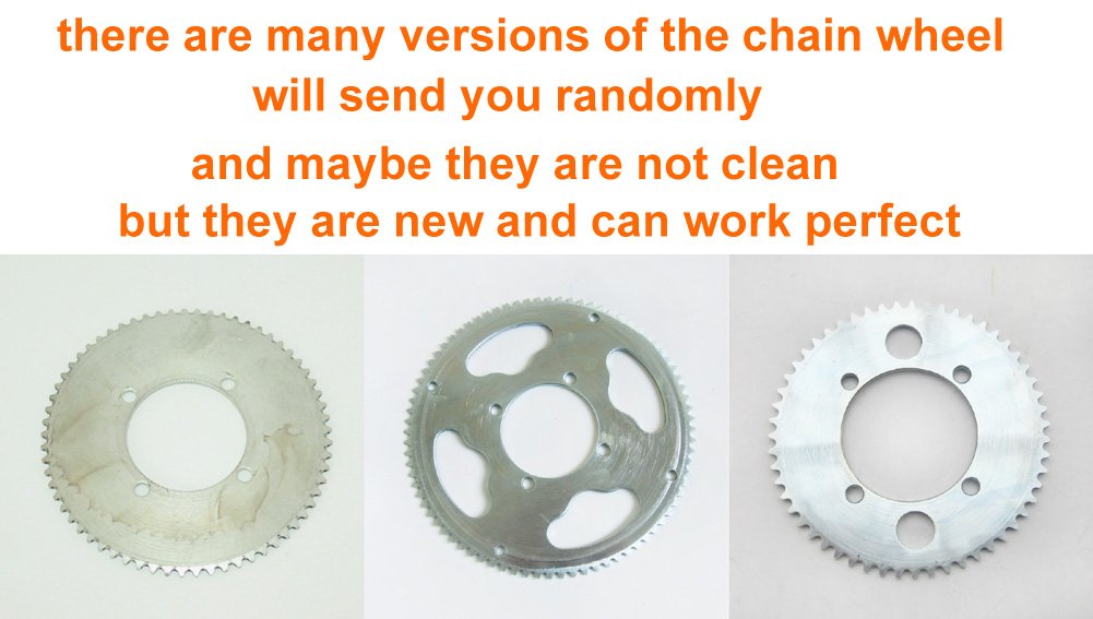 L-faster 25H Chain Electric Motorcycle Sprocket - Replacement Chain Wheel for 50CC 2 Stroke Dirt Bikes & Electric Scooters - Durable Sprocket Gear for Off-Road Riding & Urban Commuting