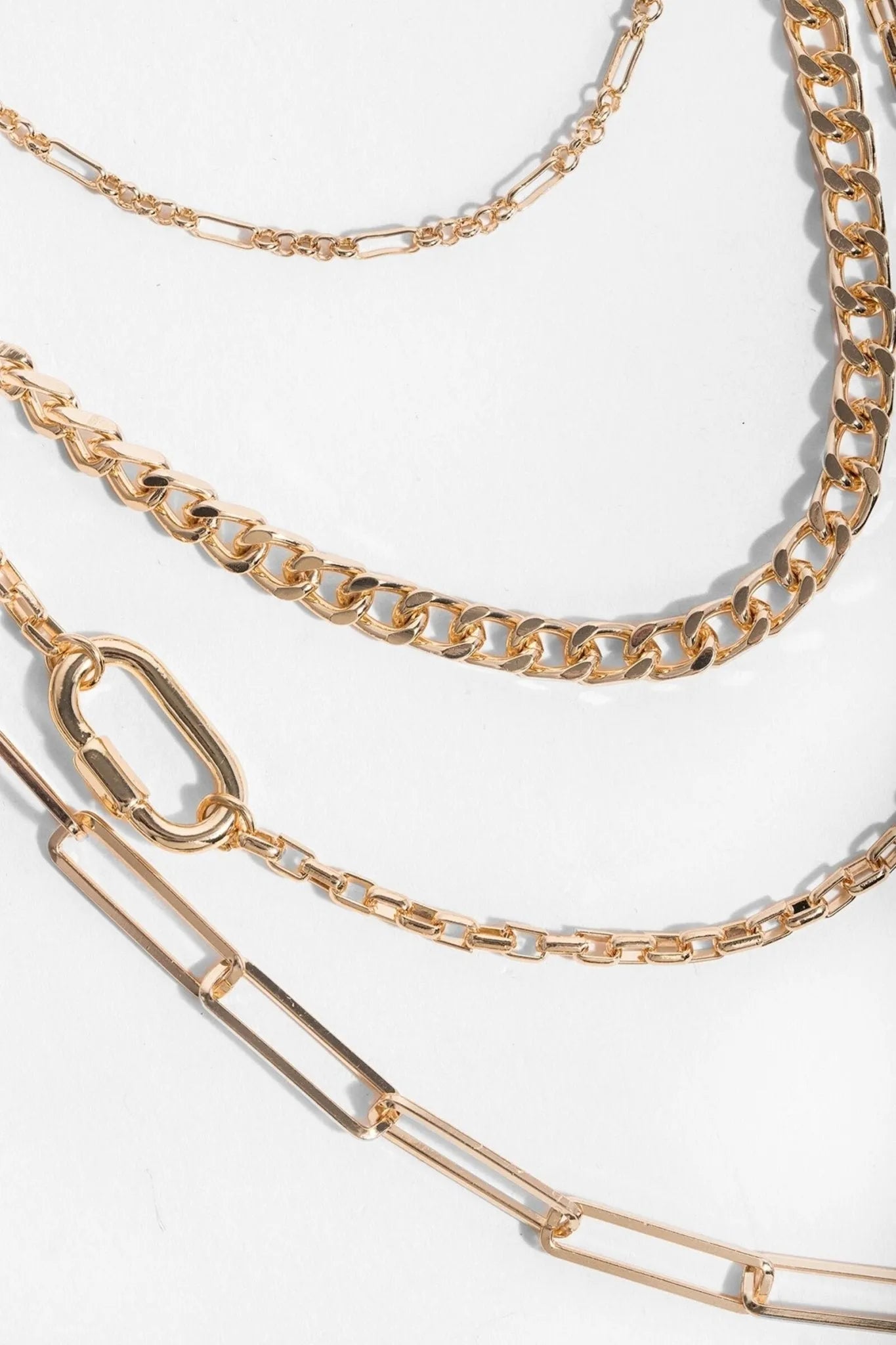 Layered Gold Chain Multi Necklace for Women - Trendy 14K Gold Plated Layered Necklace Set, Perfect for Daily Wear, Parties & Gifts