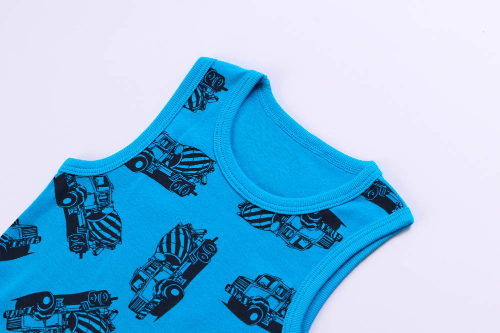 3-Pack Boys' Sleeveless Tank Tops for Toddlers - Soft Cotton Summer Shirts for Playtime & Outdoor Activities