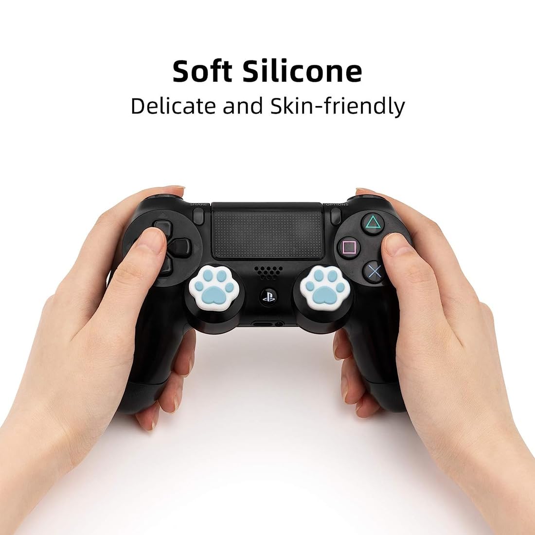 6 Pack Soft Silicone Cat Paw Grip Caps for Nintendo Switch/OLED/Switch Lite - Cute Controller Accessories for Gaming Comfort & Protection (Perfect for Kids, Girls & Cat Lovers)