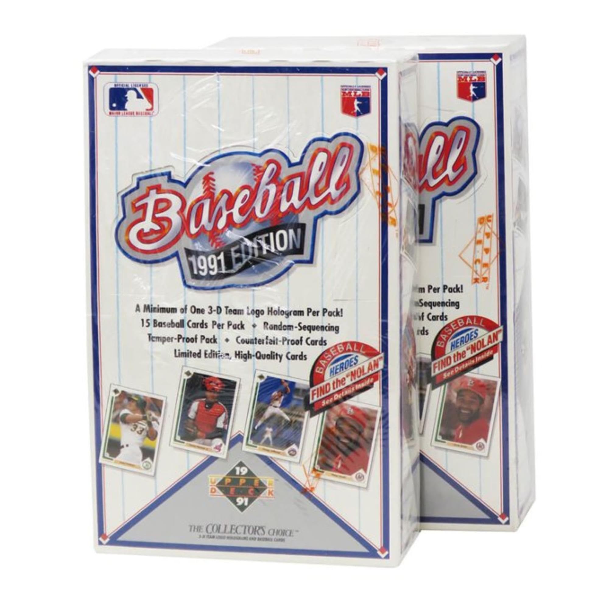1991 Upper Deck Baseball High Series Card Box - Collectible Trading Cards with Potential Aaron Autograph, Chipper Jones & Mike Mussina Rookie Cards | Perfect for Sports Memorabilia Collectors & Baseball Fans