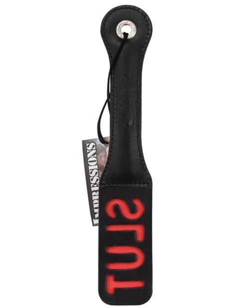 Sportsheets 12-Inch Genuine Leather Spanking Paddle - BDSM Toy for Couples & Sensual Play - Perfect for Roleplay, Spanking & Erotic Bondage Scenes