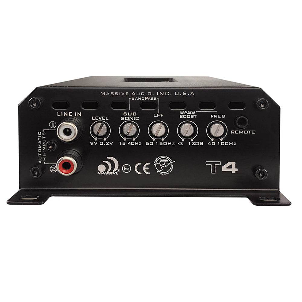 2000W T4 Mono Block Marine Amplifier - 1 Ohm Stable High Power Car Audio Amp for Boats, Cars & Trucks - Perfect for Marine, Off-Road & Outdoor Sound Systems