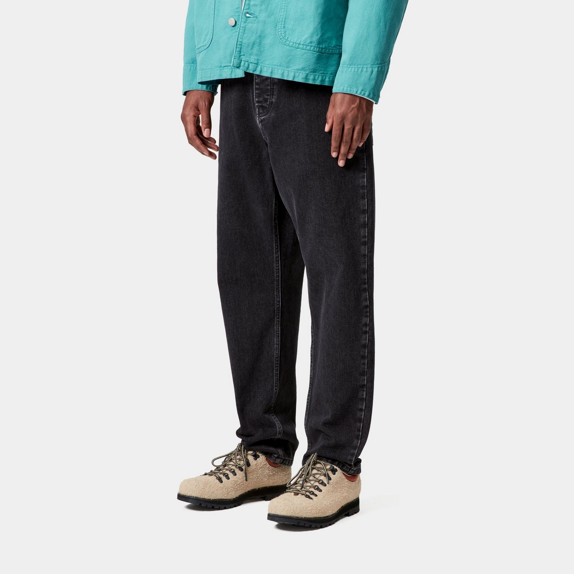 Newel Pant | Black Stone Washed Men's Casual Pants for Everyday Wear & Outdoor Activities