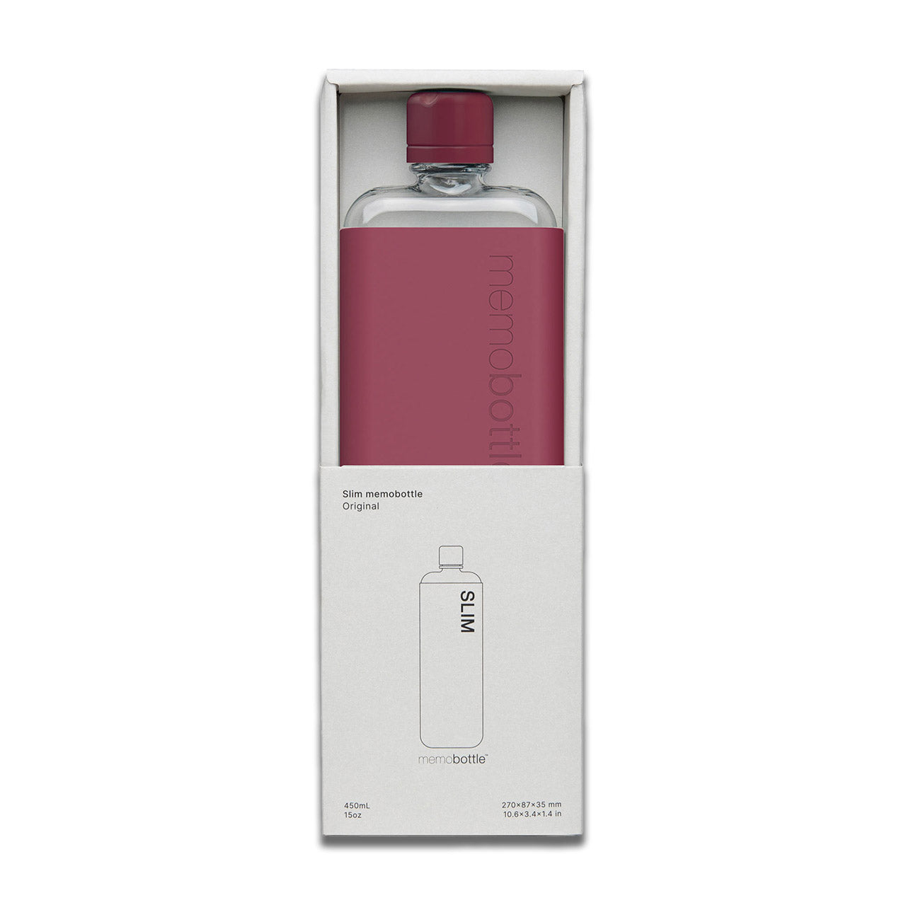 Premium Slim Insulated Water Bottle with Wild Plum Design - Leakproof & BPA-Free - Perfect for Gym, Hiking, and Everyday Hydration