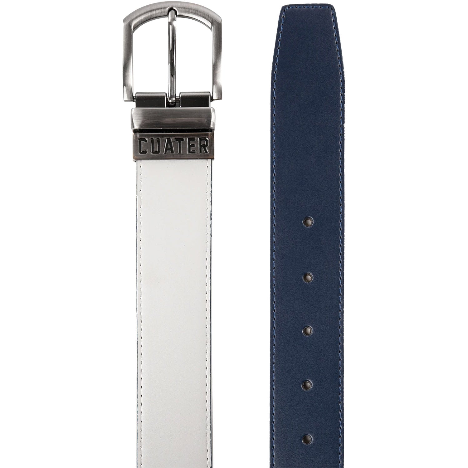 Cuater by TravisMathew Reversible Men's Leather Belt - Adjustable Dress & Casual Belt for Work, Travel & Everyday Wear