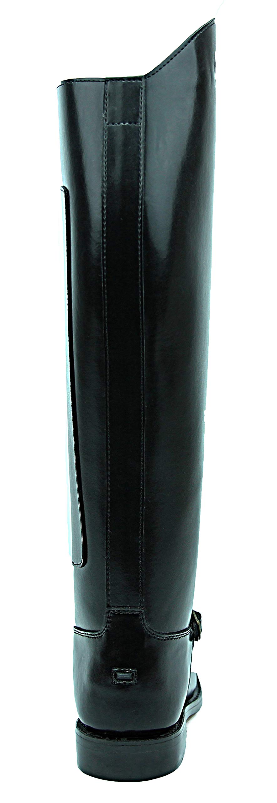 Men's Invader-2 Polo Riding Boots - Knee High Leather Equestrian Boots for Men - Black - Perfect for Horseback Riding, Polo Matches & Equestrian Events
