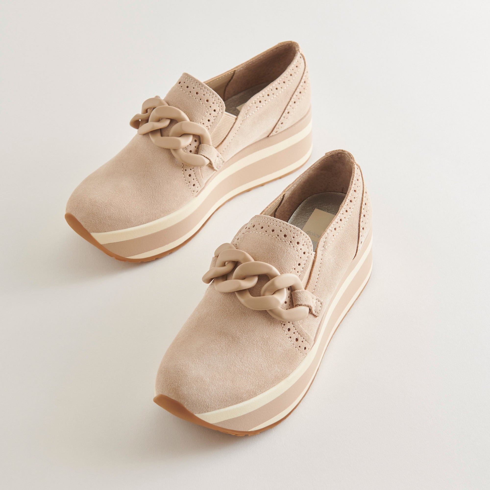 JHENEE Dune Suede Sneakers - Lightweight Comfortable Walking Shoes for Women | Casual Fashion Sneakers for Everyday Wear, Running, Gym & Outdoor Activities