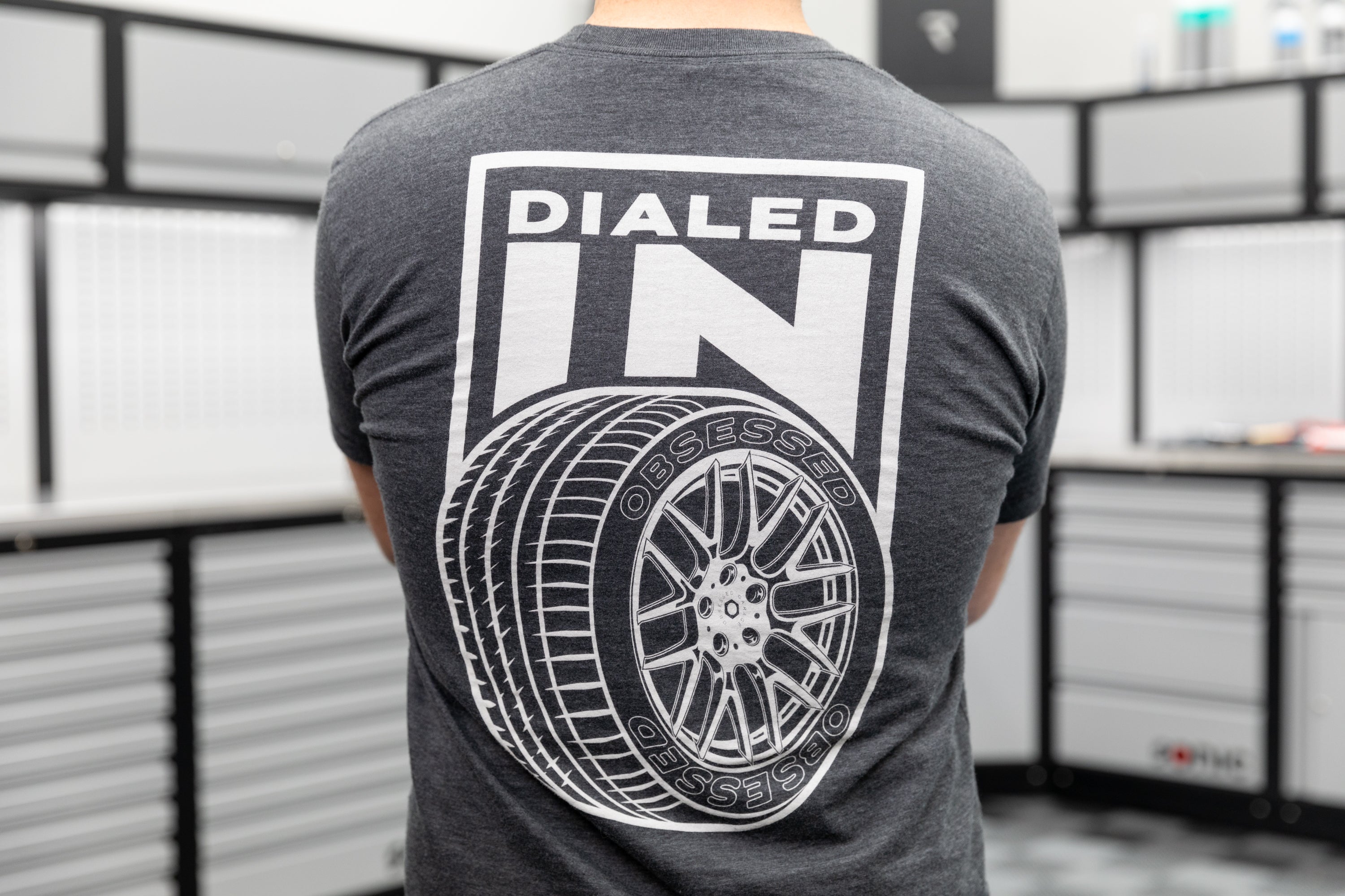 Dialed In Wheels T-Shirt - Premium Graphic Tee for Car Enthusiasts - Perfect for Racing Events & Car Shows